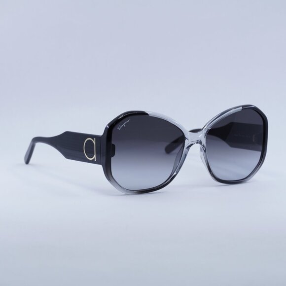 ?️ New Salvatore Ferragamo SF942S 007 Sunglasses - Grey Gradient Frame main image 6